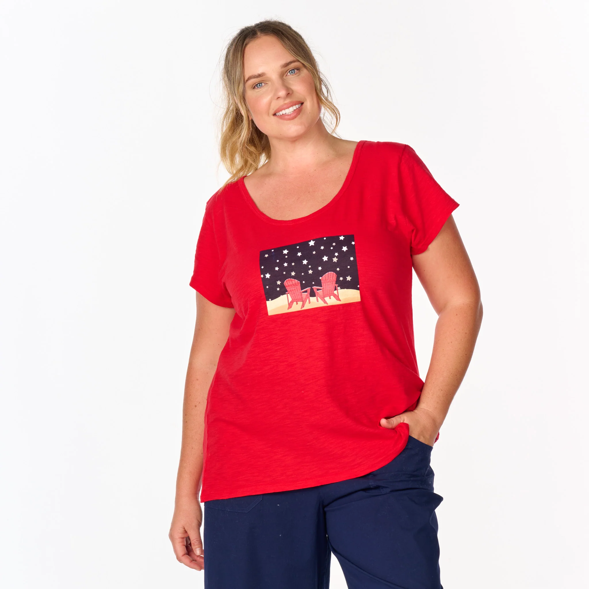 Plus Short Sleeve Tops